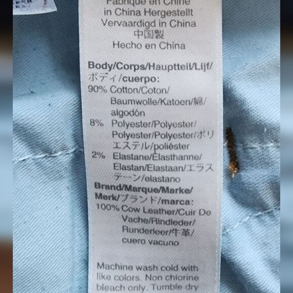 J.Crew Denim 25P Petite Mid-Rise Cigarette Jeans Blue Stretch Cotton Blend - Picture 5 of 8